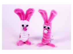 Lapin en fil chenille